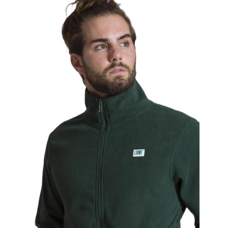 Geacă cu fermoar Leone 1947 Apparel Micro Polar pentru bărbați