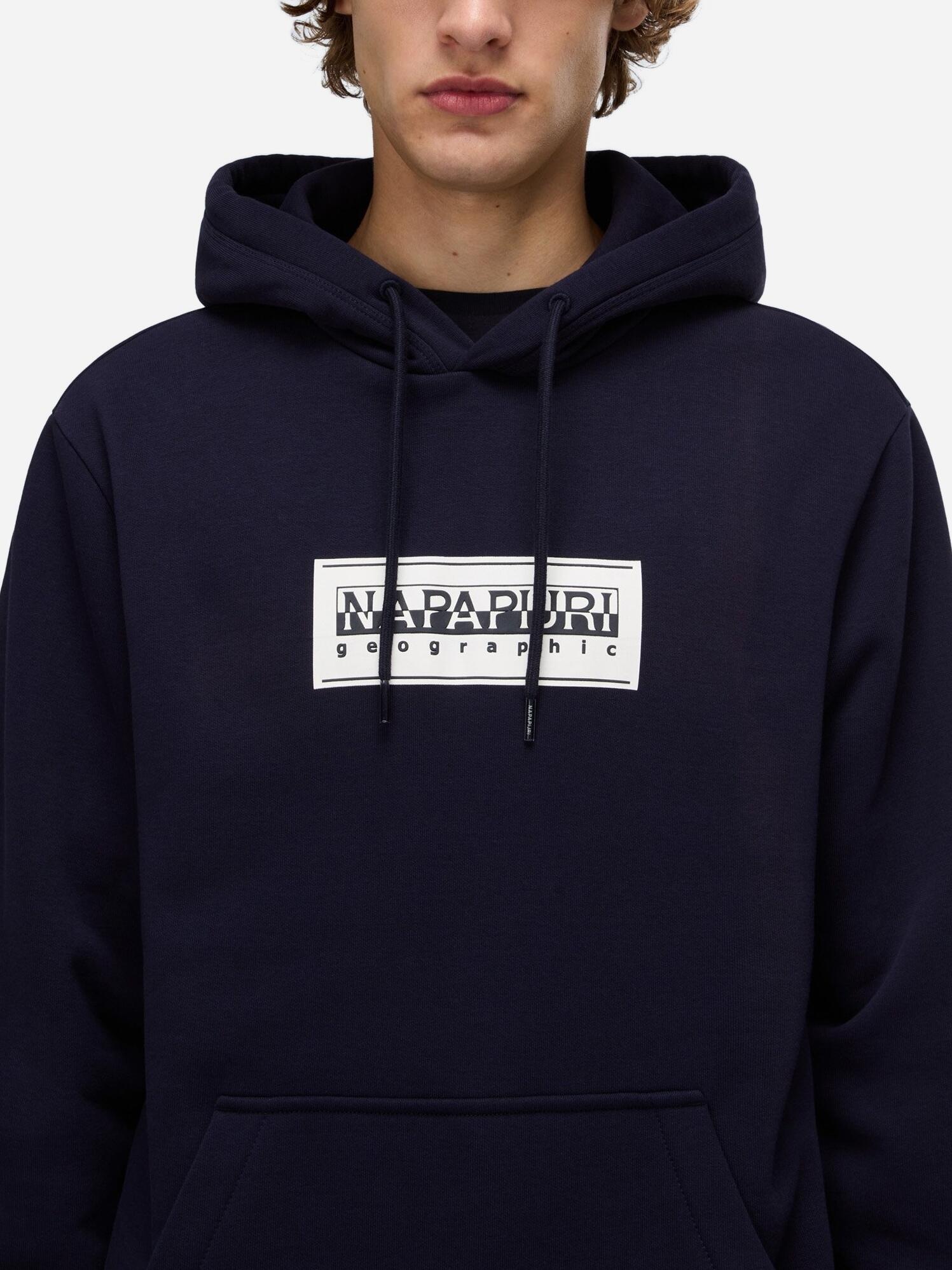 Sweat Napapijri B-box Logo Blu Marine 3/7