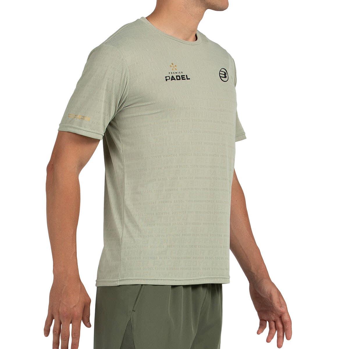 CAMISETA BULLPADEL PRILEP 813 ECUALIPTO S 3/4
