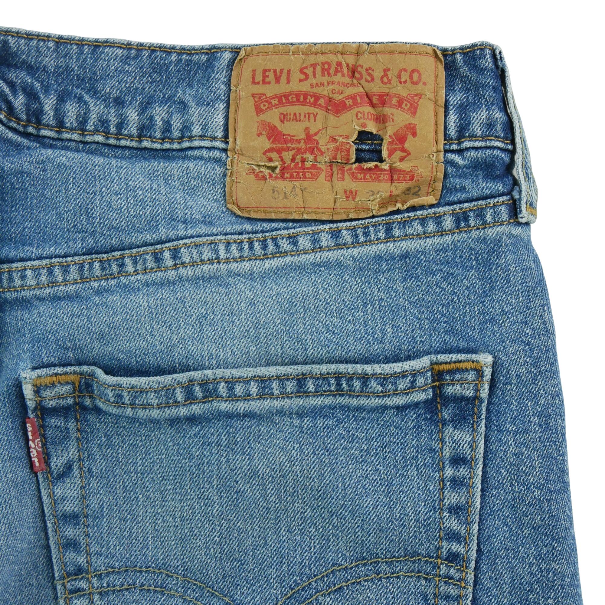 Second hand - Levi Strauss Jeans Uomo 514 Straight - Stato molto buono 6/7