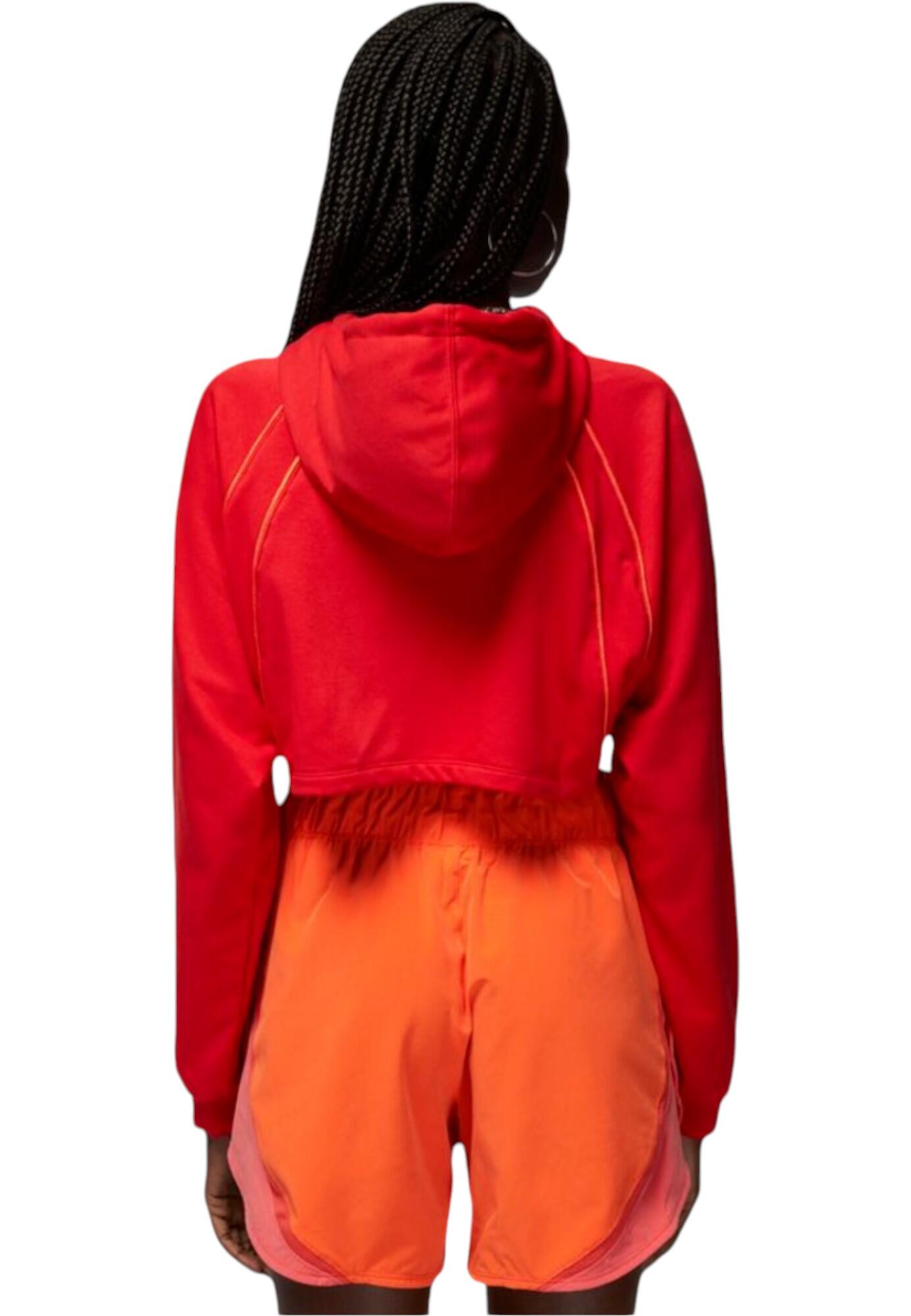 Jordan - Felpa W J SPT CROP PO FLC in cotone per donna 2/3