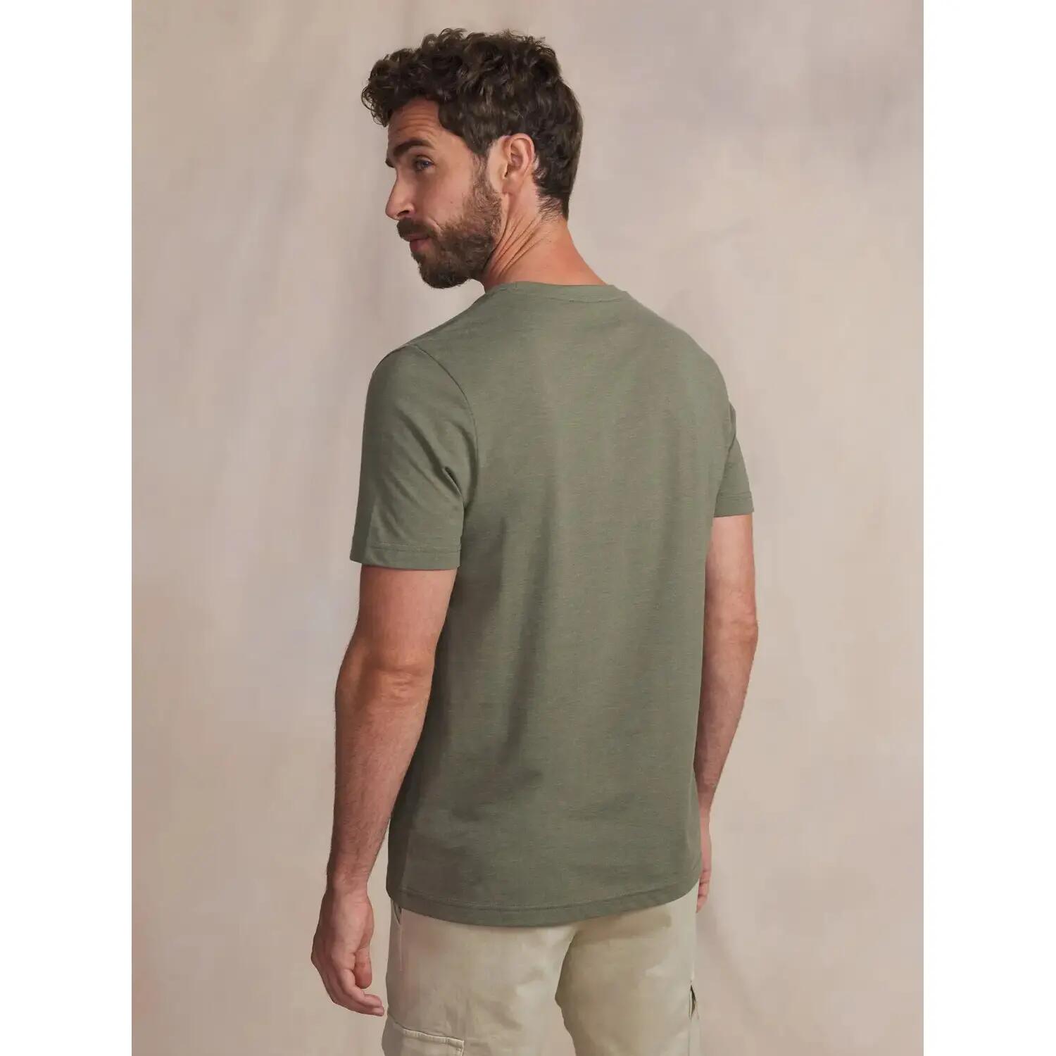 PIERETEE - T-shirt manches courtes homme - Vert 3/3