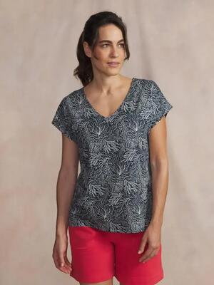 T-Shirt Donna Marina TBS Blu Navy