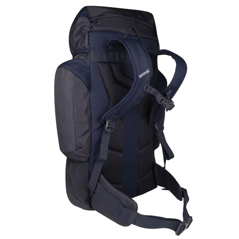 Wanderrucksack Highton, 65l Damen und Herren Marineblau/Ebenholz