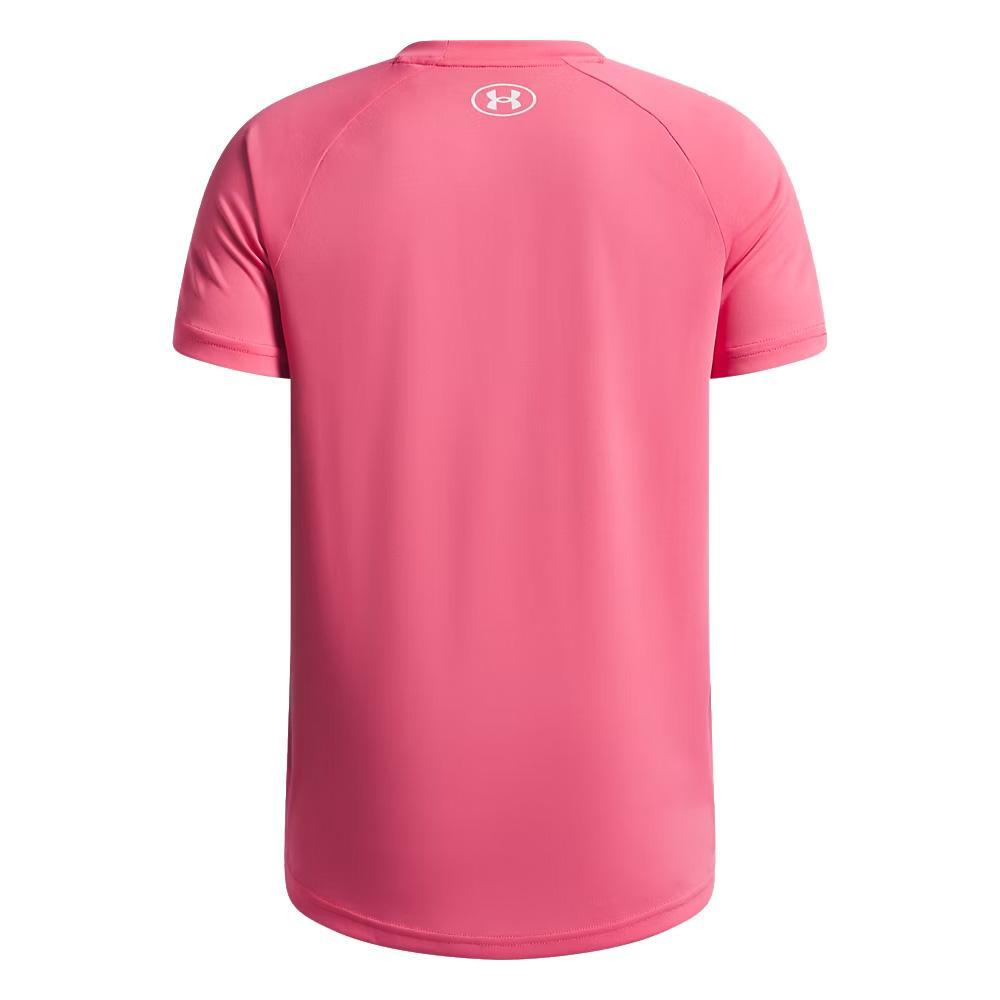 Maillot de sport Rose Garçon Under Armour Tech 2.0 SS 3/3