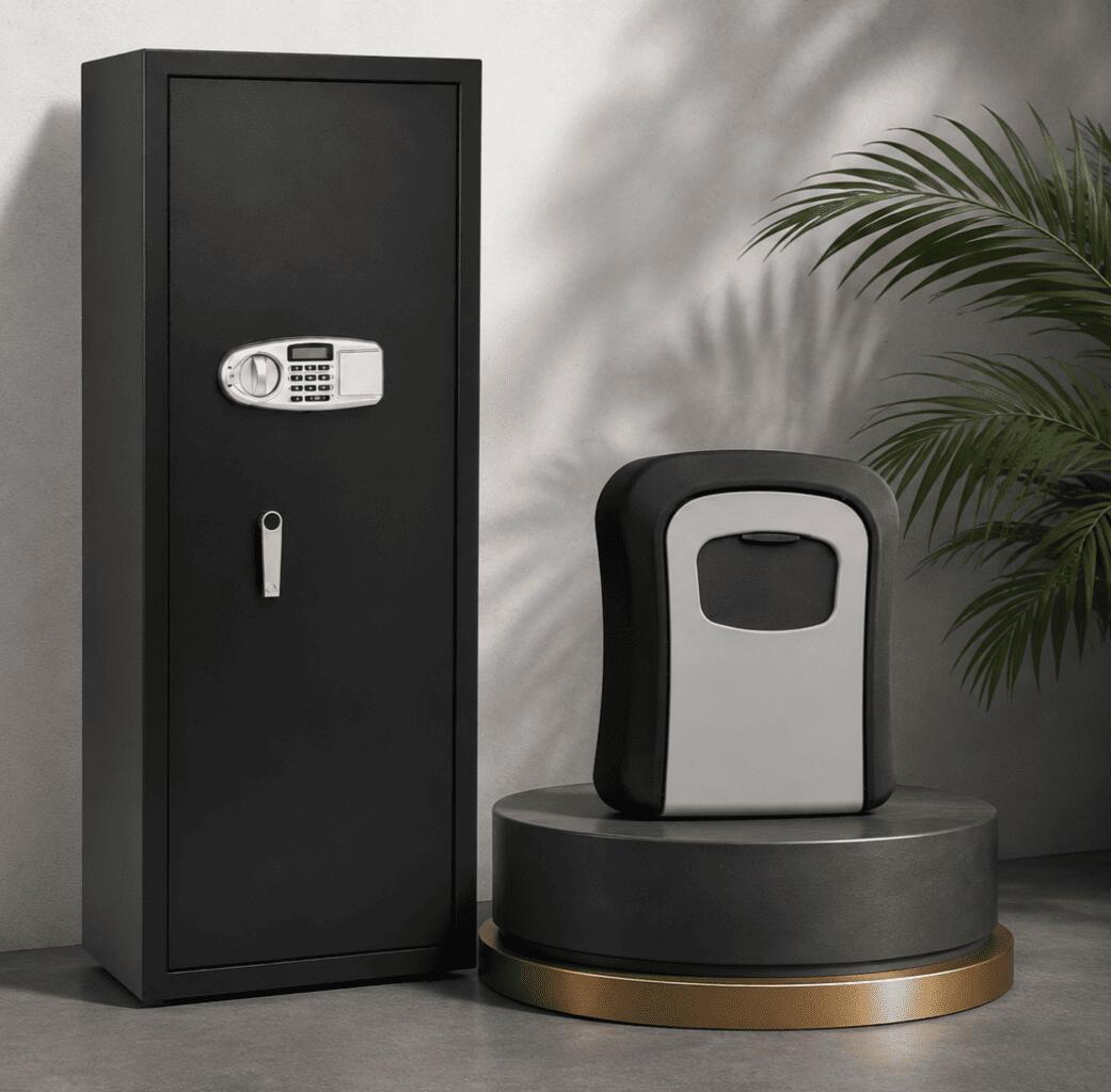 TresorSafe Pack: Wapenkluis 10 Wapens Elektronisch Slot + Sleutelkastje 2/7