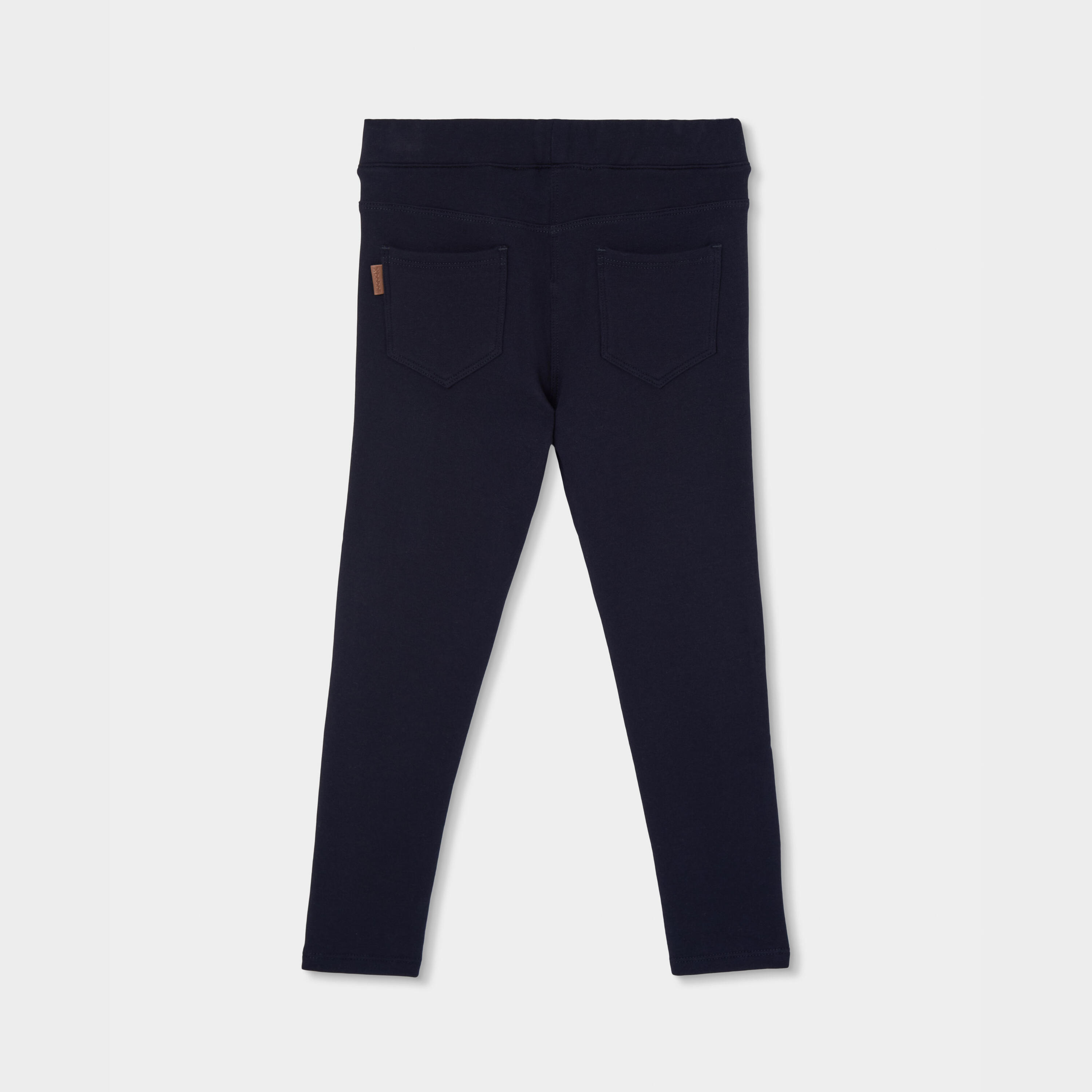 Pantalón felpa niña negro 2/4