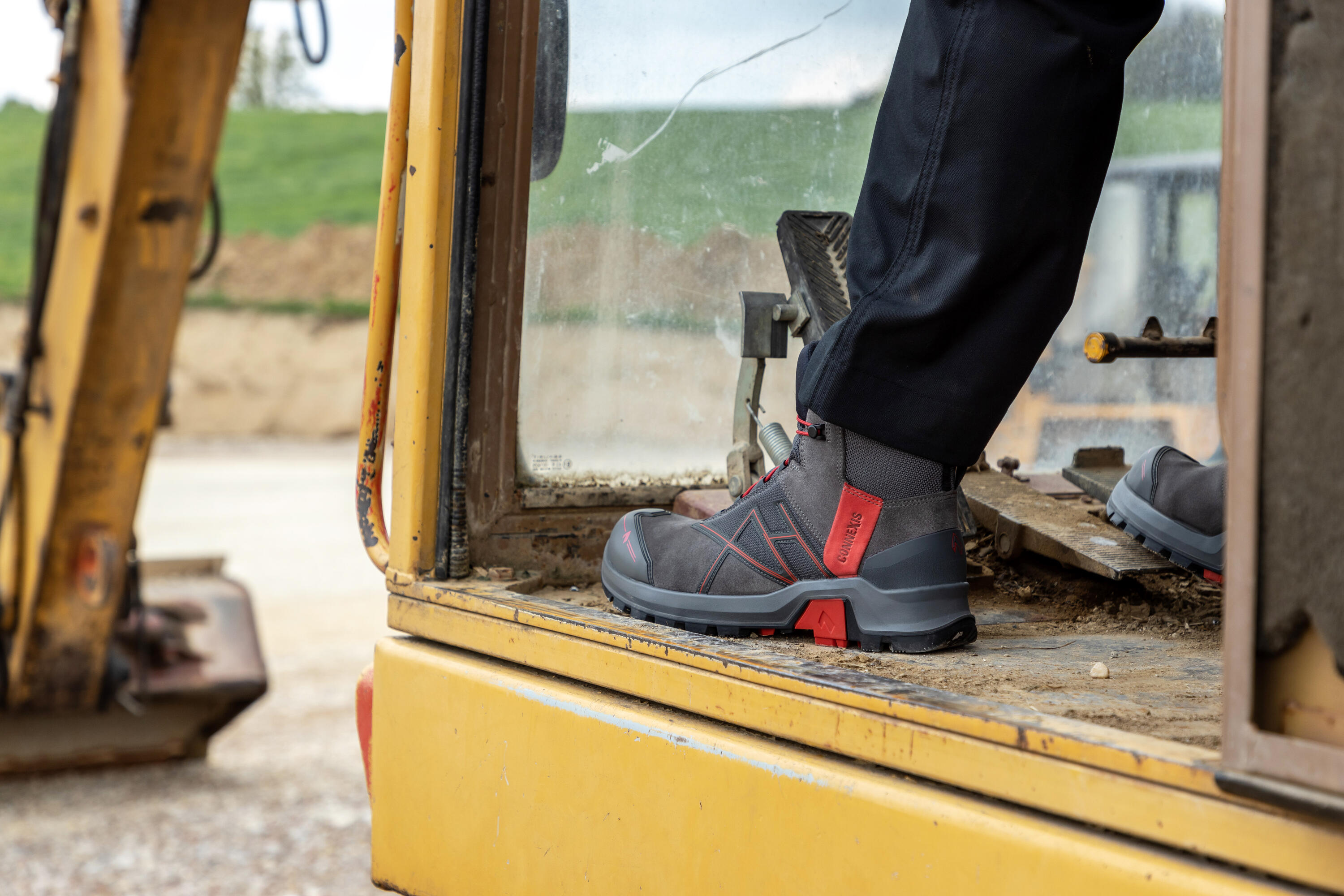 HAIX Veiligheidsschoenen Haix CONNEXIS Safety+ GTX middengrijs/rood 2/4