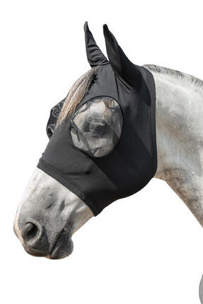 Masque anti-mouches pour cheval élastique HKM