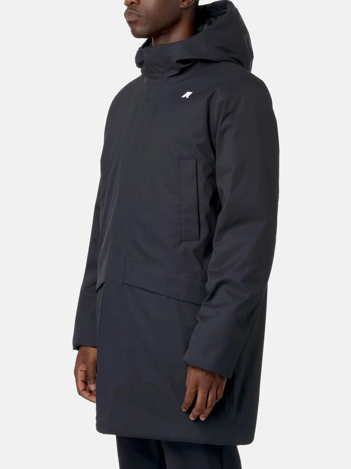 Parka K-WAY Jarno Twill Marmotta Al9 Blue D - Blue A 3/4