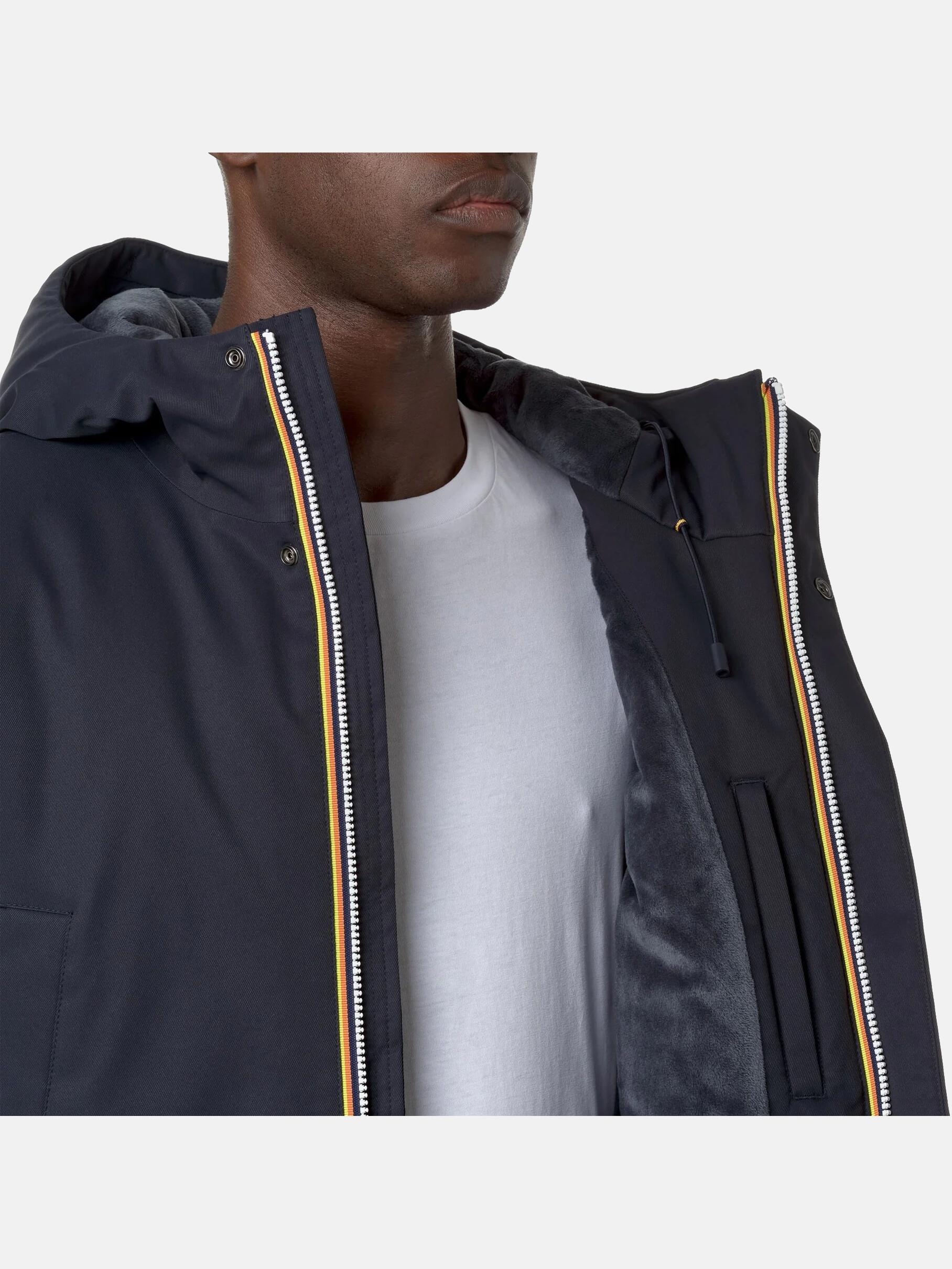 Parka K-WAY Jarno Twill Marmotta Al9 Blue D - Blue A 4/4