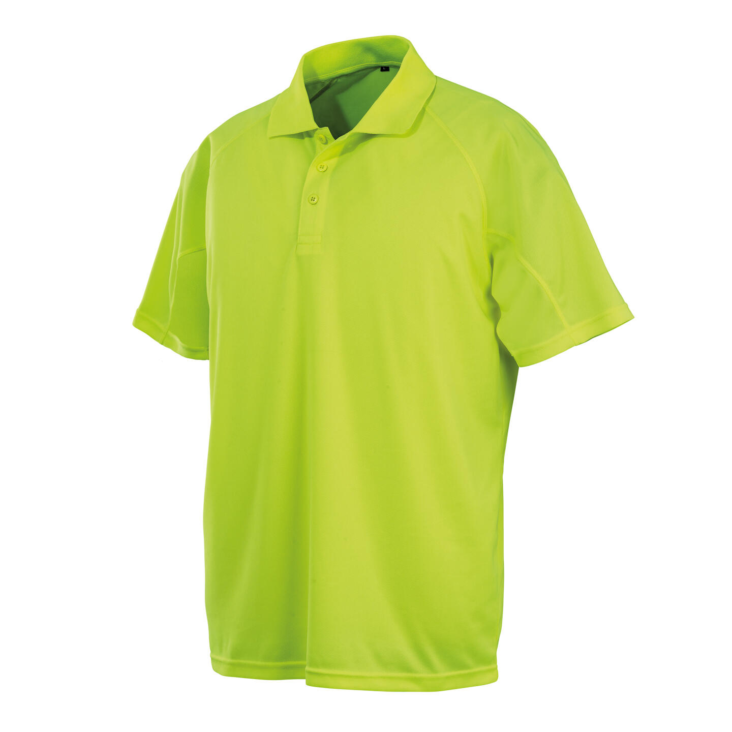 SPIRO Unisex Adults Impact Performance Aircool Polo Shirt (Flo Yellow)