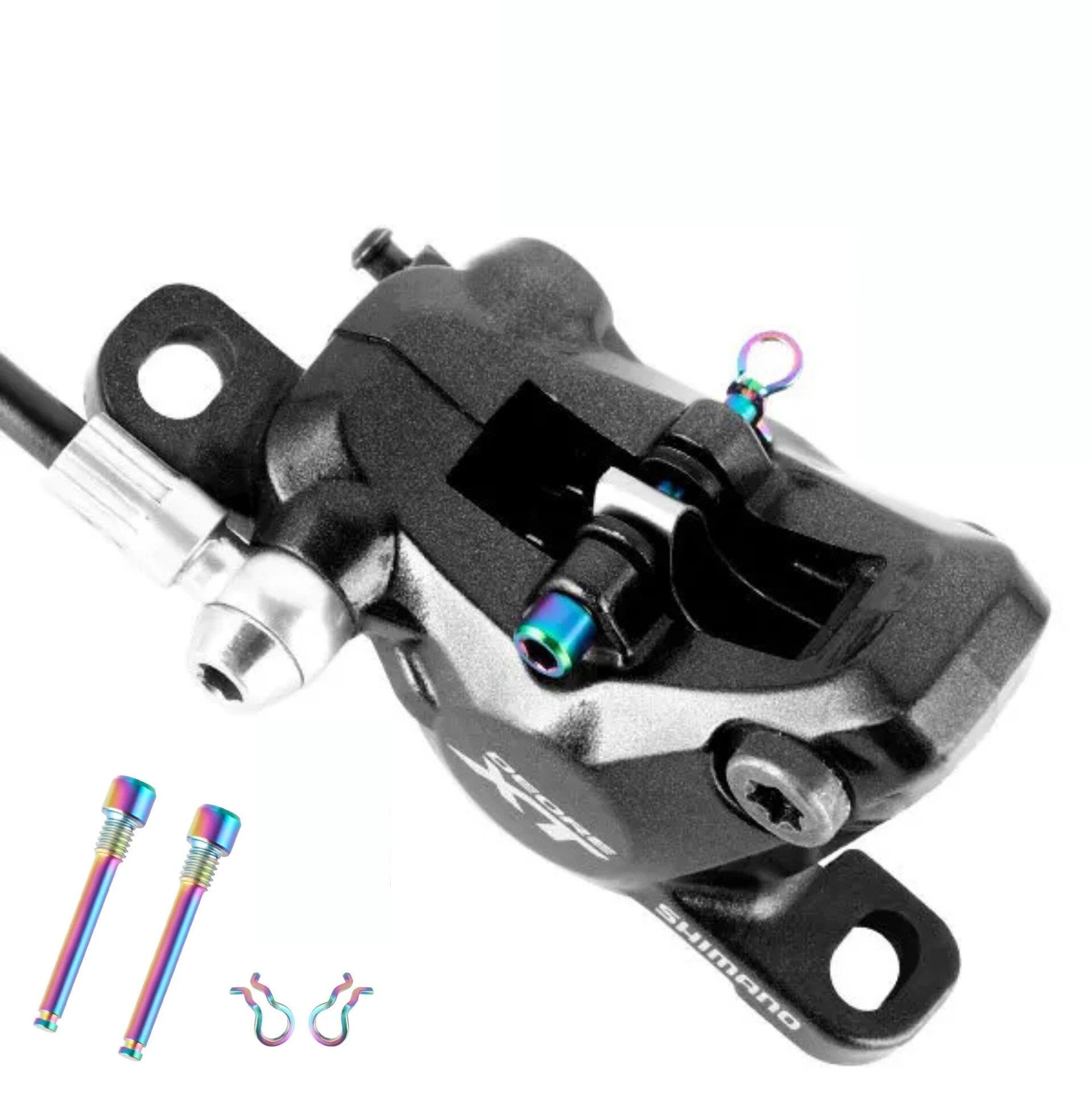 Tornillos de pinza de freno M4 titanio TC4 para freno de disco con clips - 2 uds 2/5