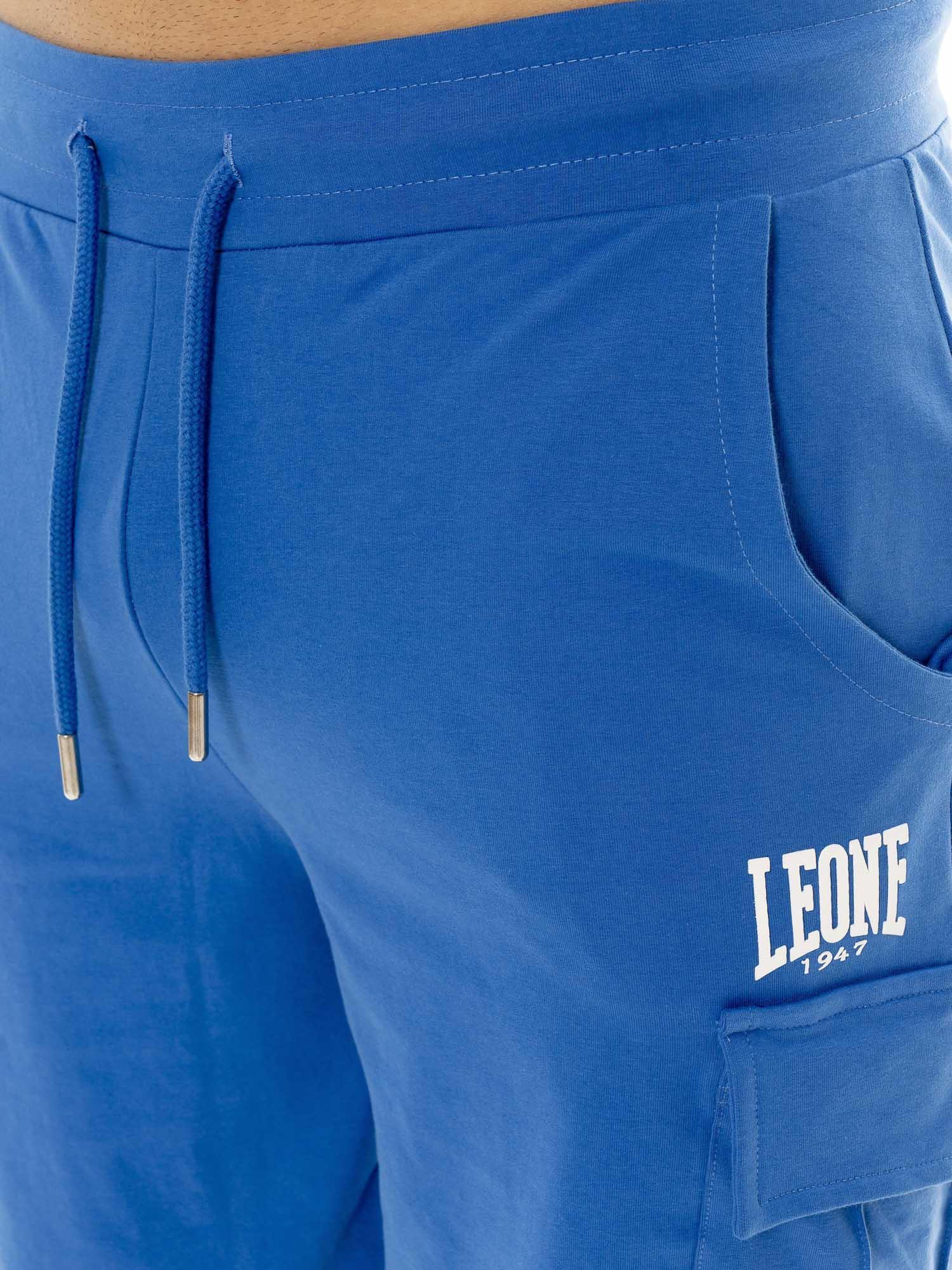 Pantaloncini cargo da uomo in twill elasticizzato Leone Easy 3/5