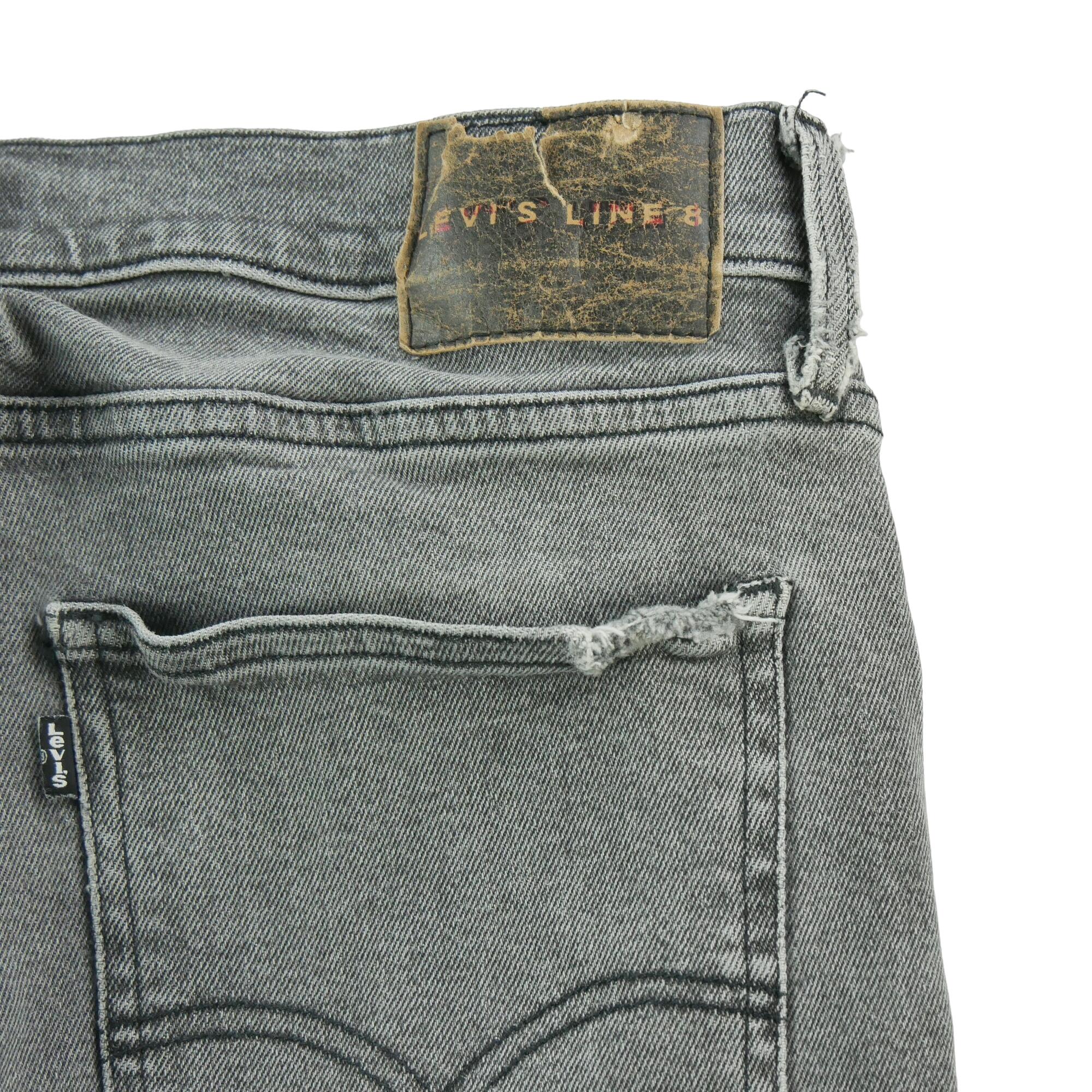 Second hand - Jeans uomo Levi Strauss Line 8 grigi - Stato buono 5/7