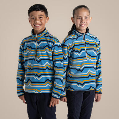 Bachas fleece met halve rits voor kinderen