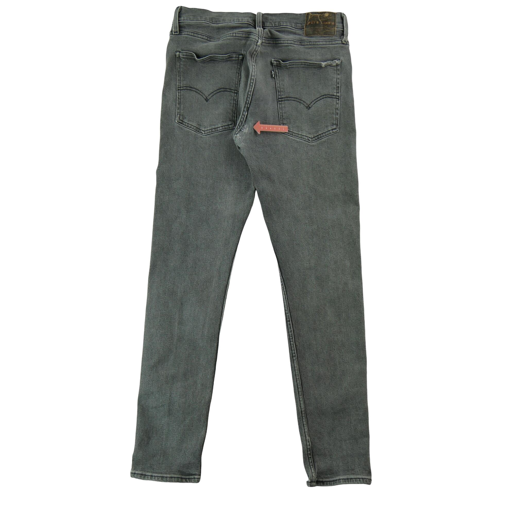 Second hand - Jeans uomo Levi Strauss Line 8 grigi - Stato buono 6/7