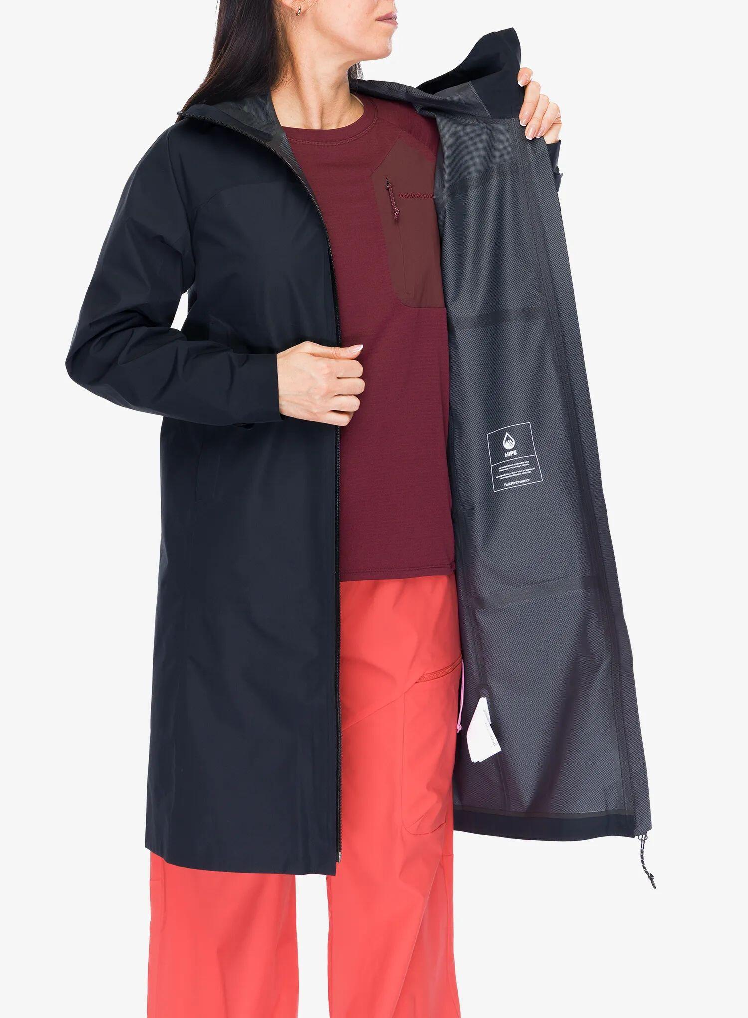 Płaszcz przeciwdeszczowy damski Peak Performance Treeline Shell Parka 4/7