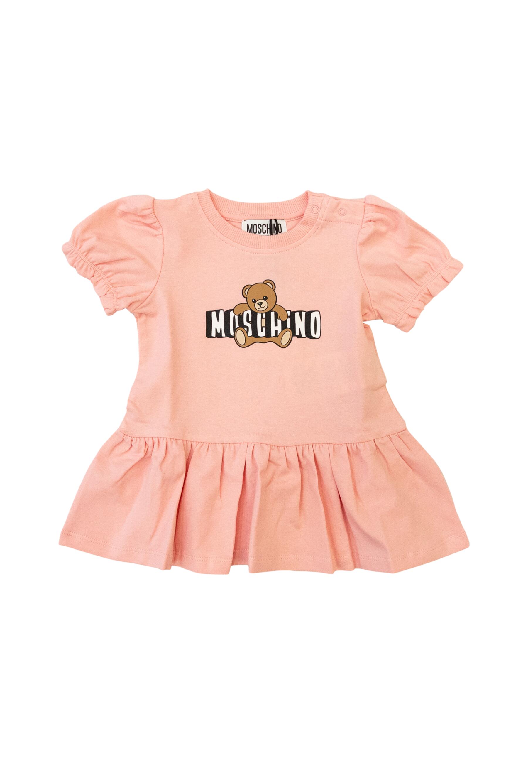 Vestido menina Moschino rosa 2/5