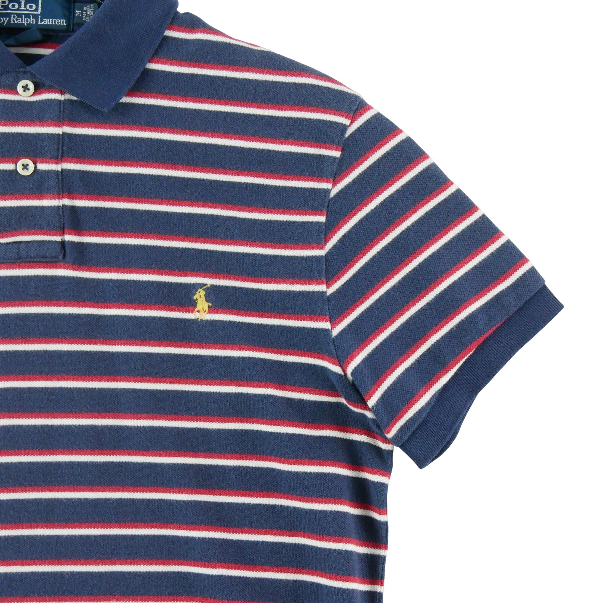 Tweedehands - Polo Ralph Lauren herenshirt korte mouw Custom Fit - Als nieuw 4/5