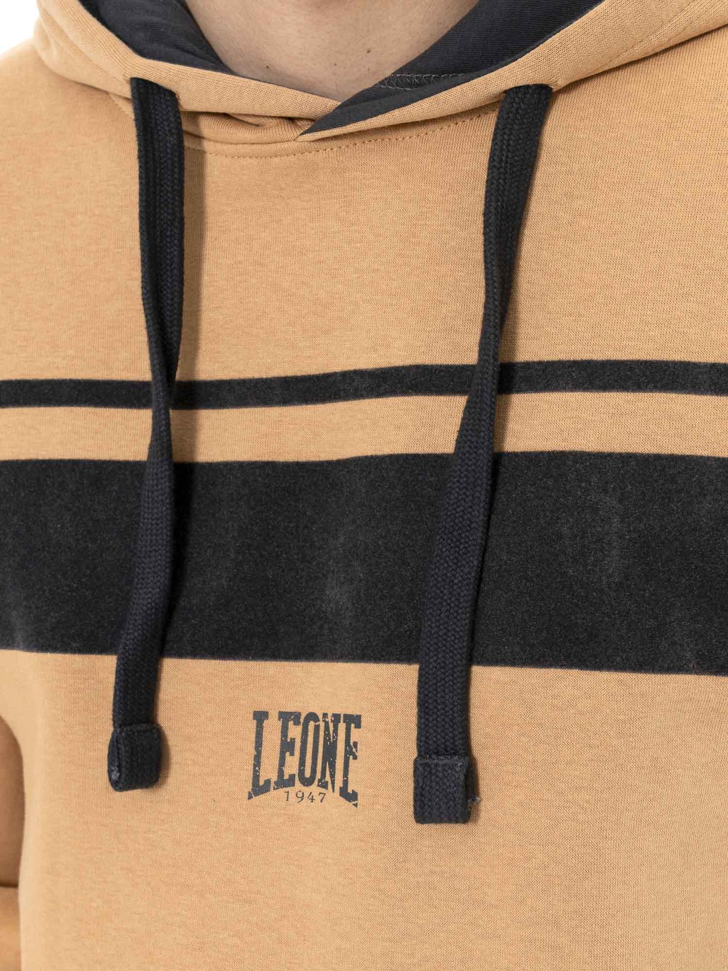 Sweatshirt masculina Leone 1947 Apparel Color Block, capuz, logo, inverno 3/5