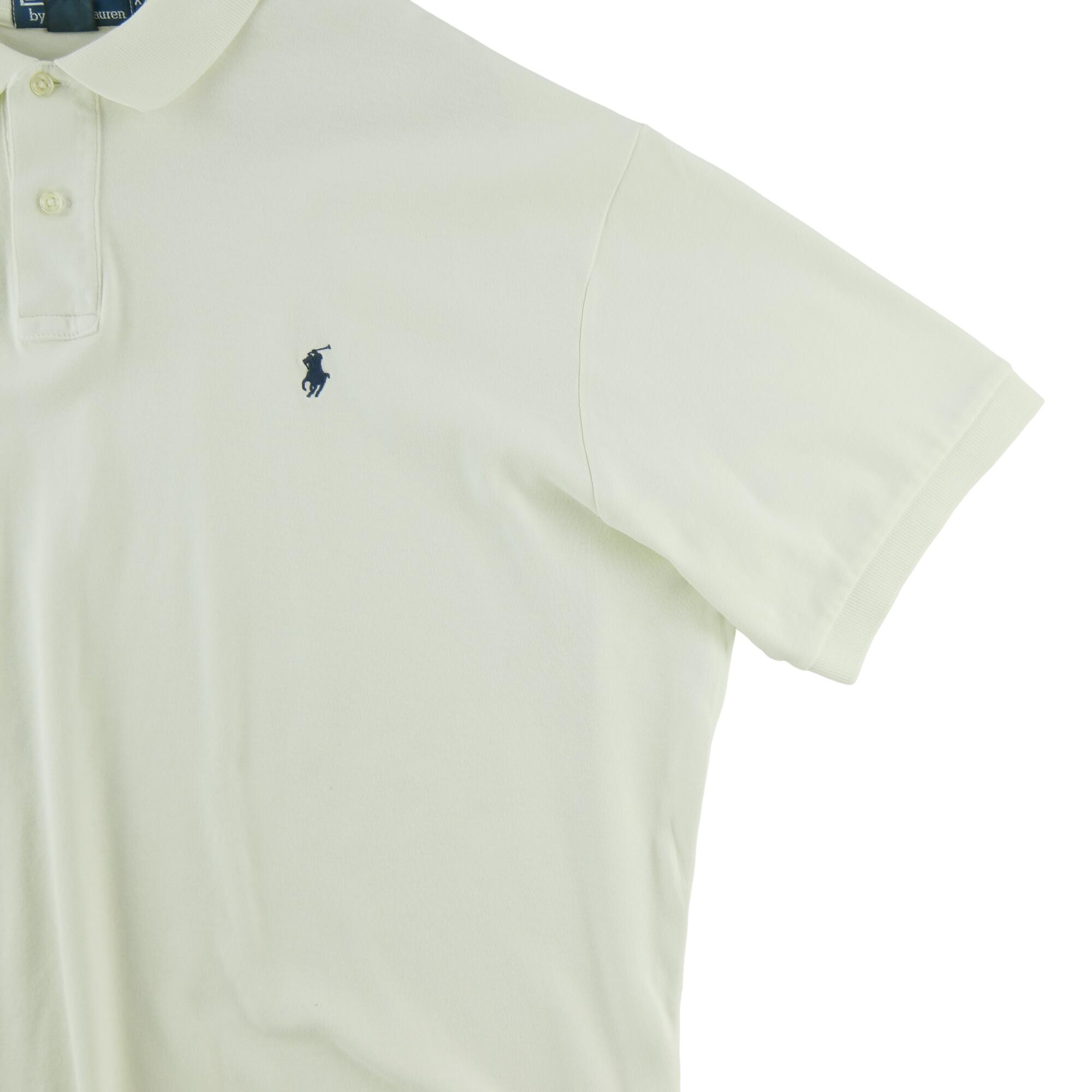 Second hand - Polo manica corta uomo bianco Polo Ralph Lauren - Stato eccellente 4/5