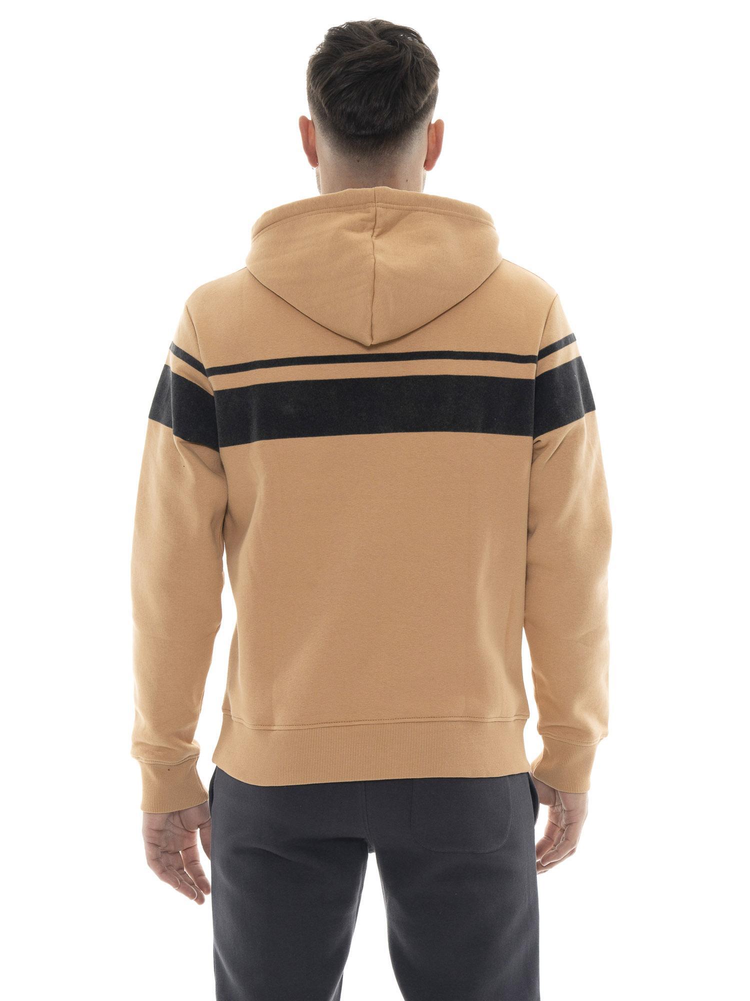 Sweatshirt masculina Leone 1947 Apparel Color Block, capuz, logo, inverno 4/5