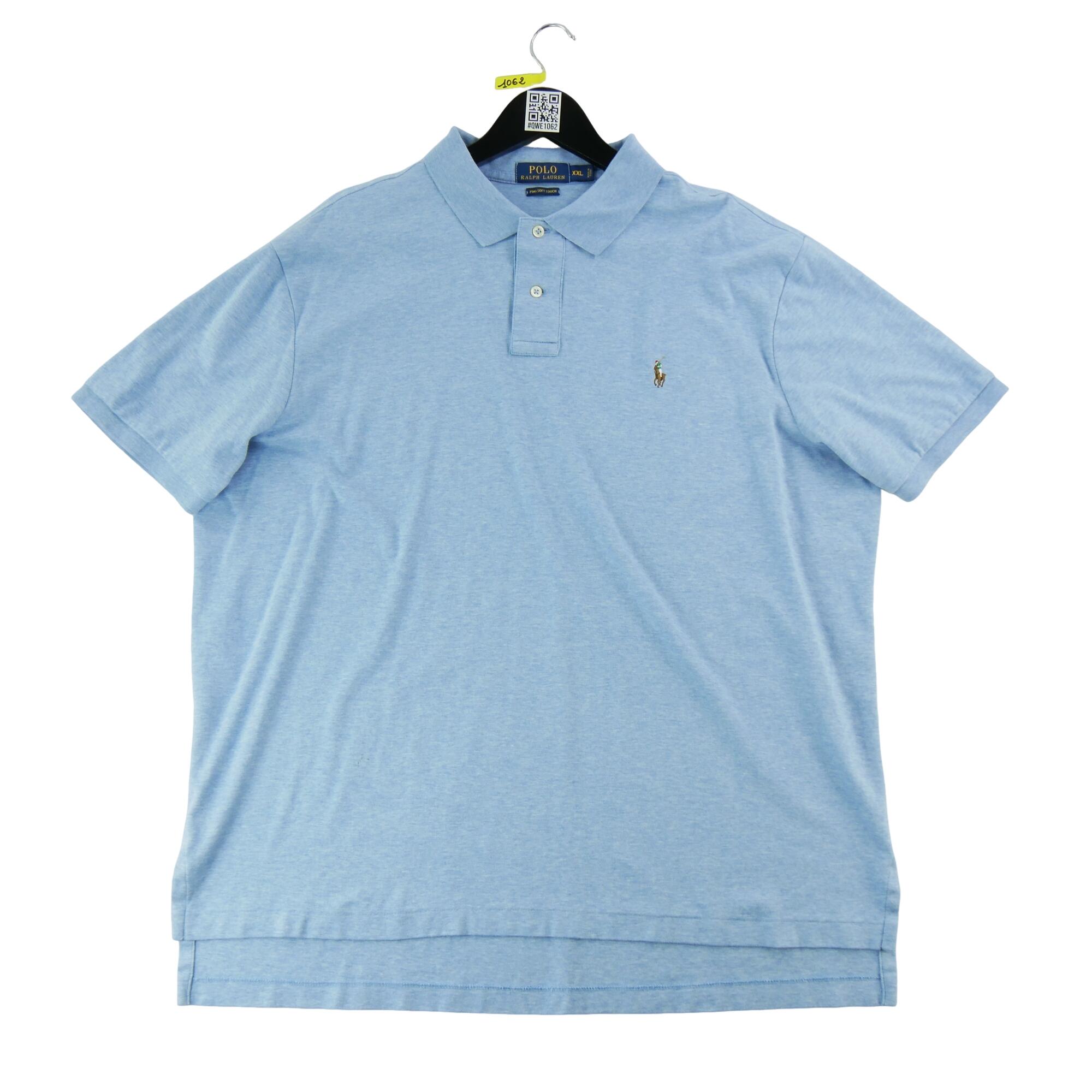 Tweedehands - Polo Ralph Lauren herenshortarmshirt lichtblauw - Goede staat 2/7