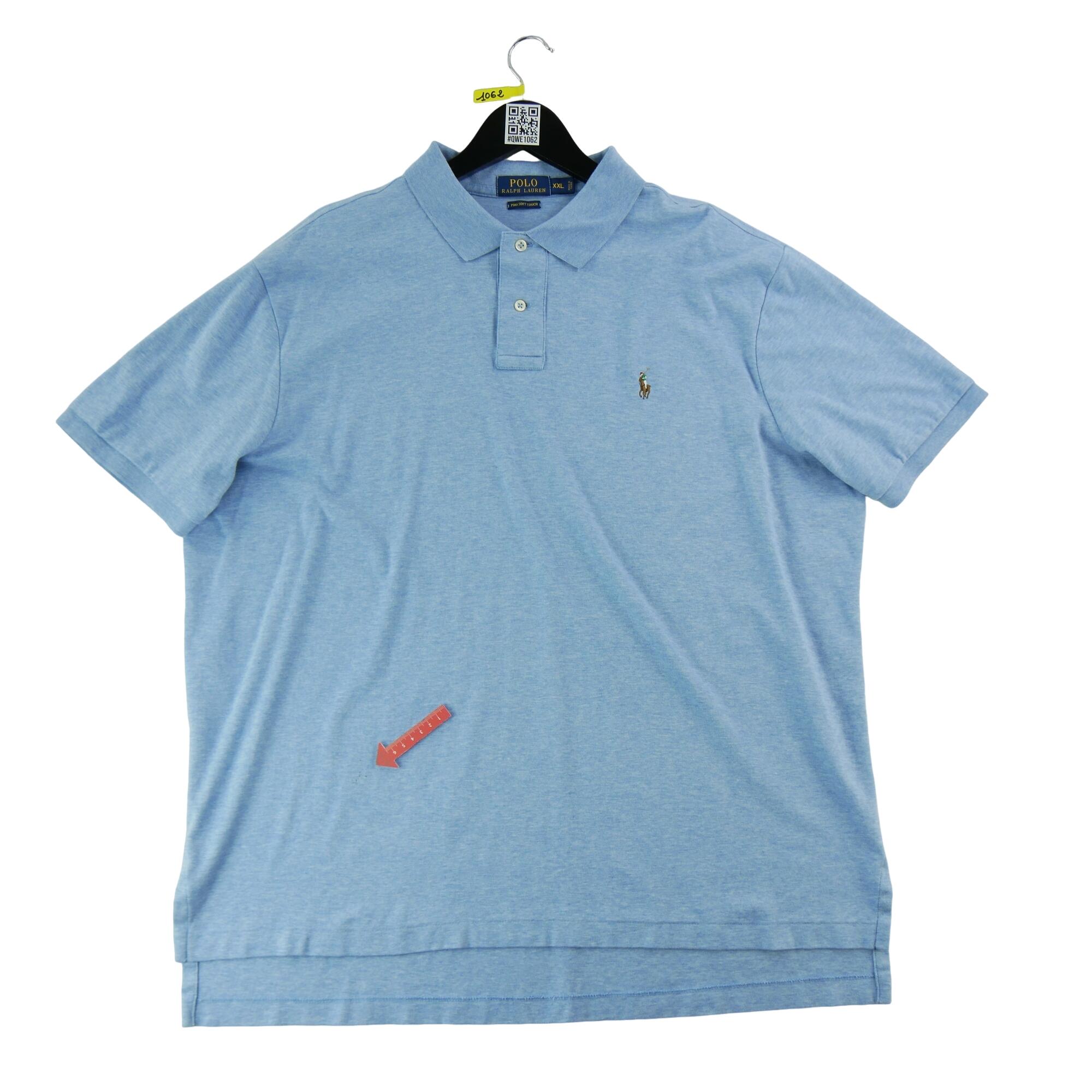 Tweedehands - Polo Ralph Lauren herenshortarmshirt lichtblauw - Goede staat 5/7