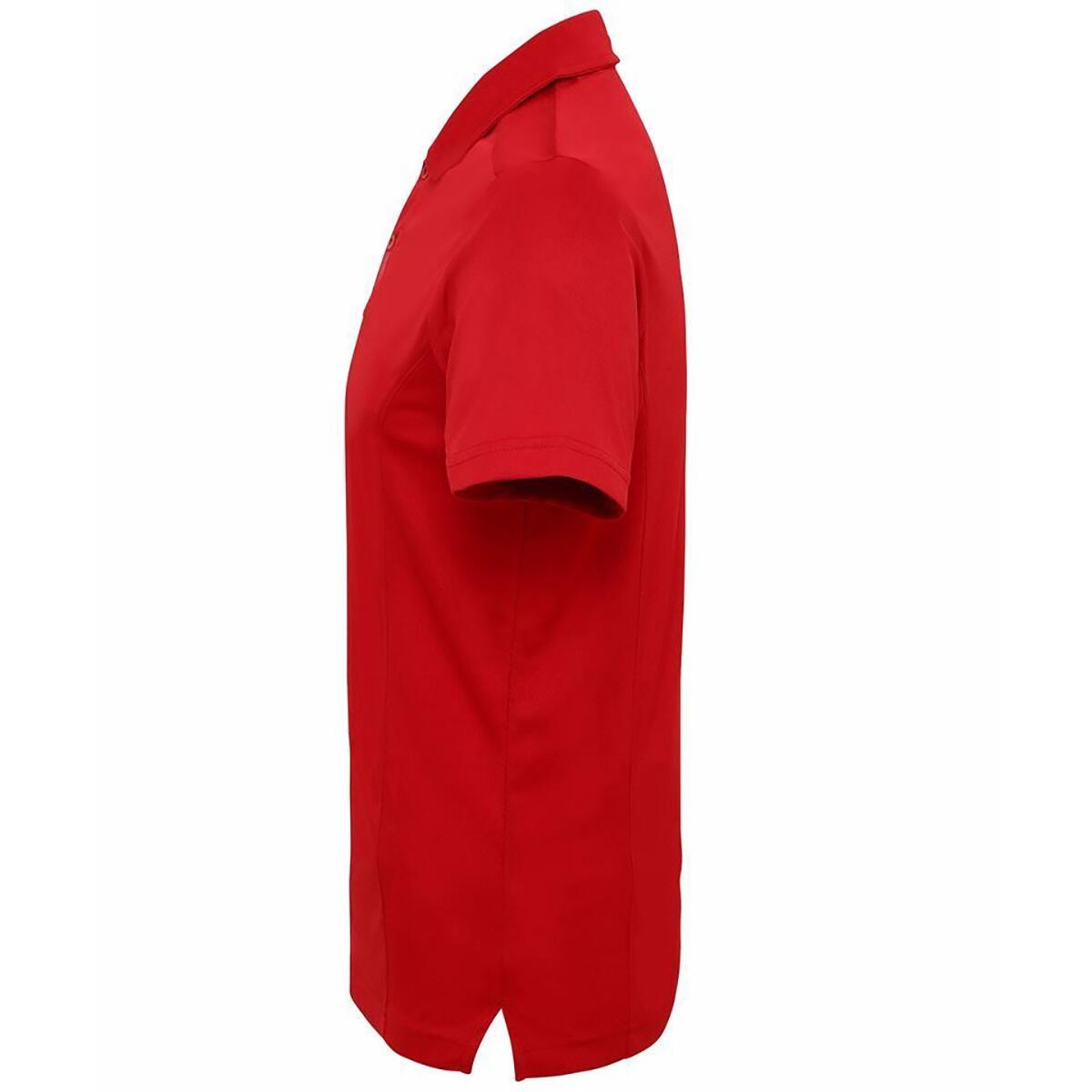 Tri Dri Polo À Manches Courtes Homme (Rouge Feu) 3/3