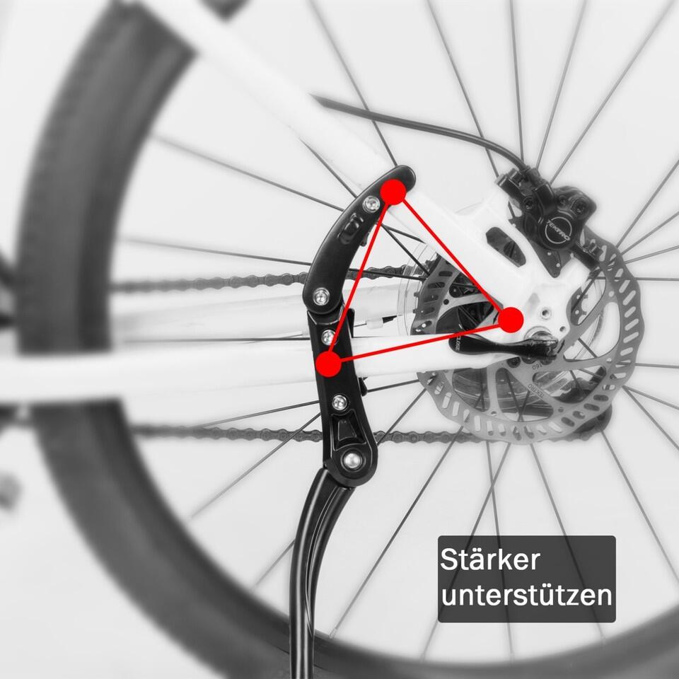 ROCKBROS Fahrradständer Höhenverstellbar 24"-29" Alu 2/6
