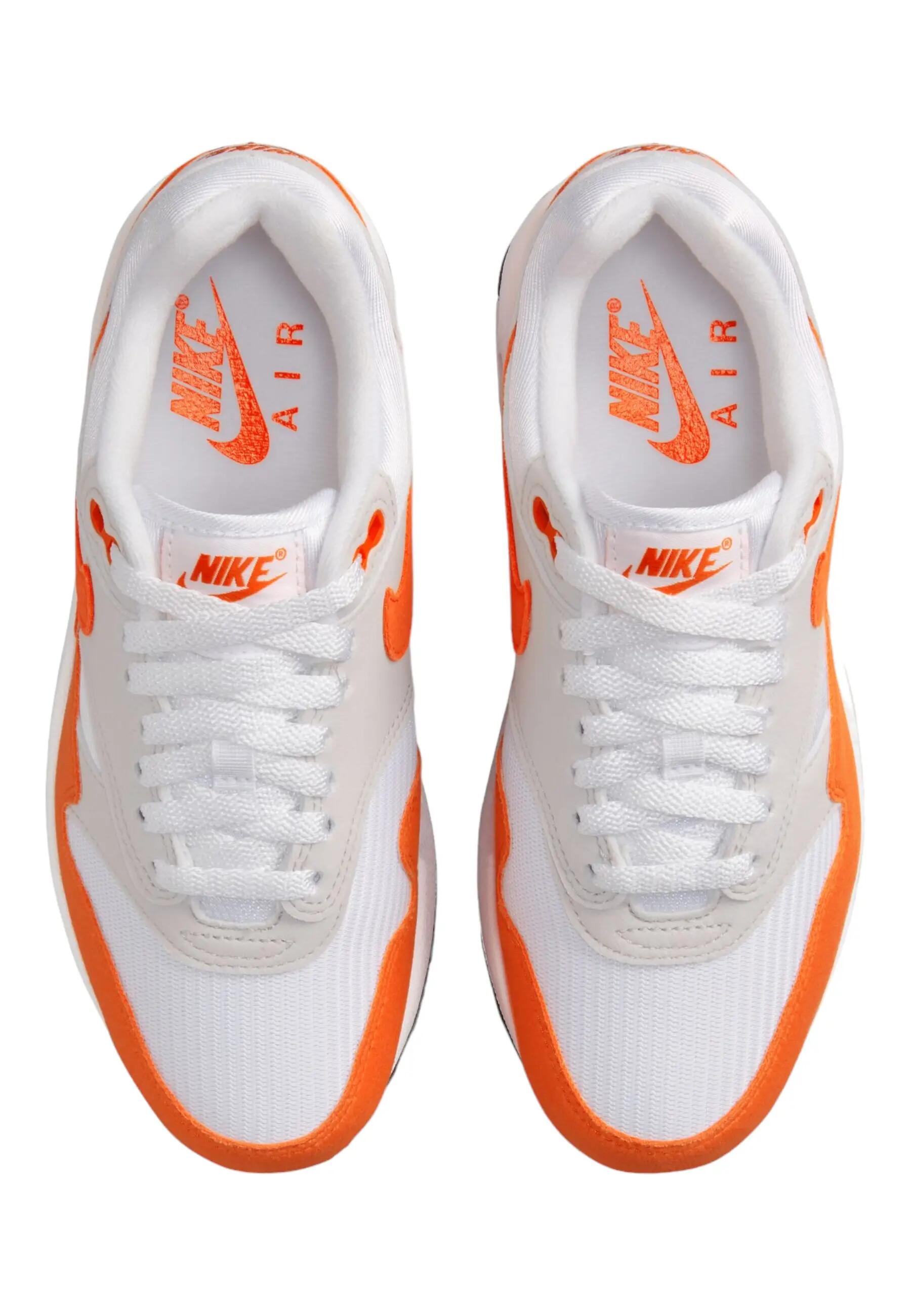 Zapatos Nike Air Max 1 ''87 Blanco/Naranja 4/6