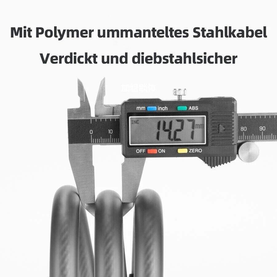 ROCKBROS Fahrrad-Kettenschloss mit Schlüssel 6/7