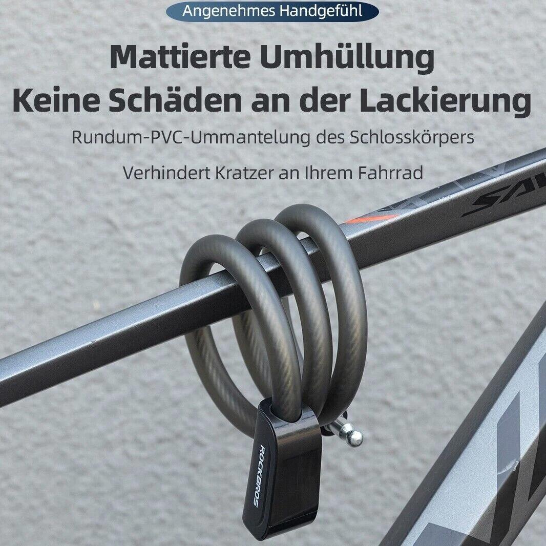 ROCKBROS Fahrrad-Kettenschloss mit Schlüssel 4/7