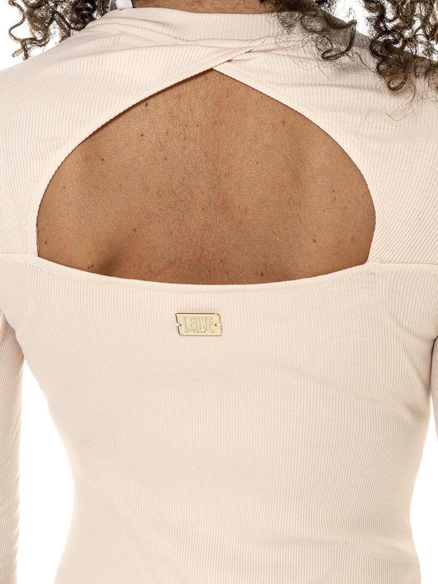 Body manica lunga con intreccio su schiena Leone 1947 Chic Tones 4/6