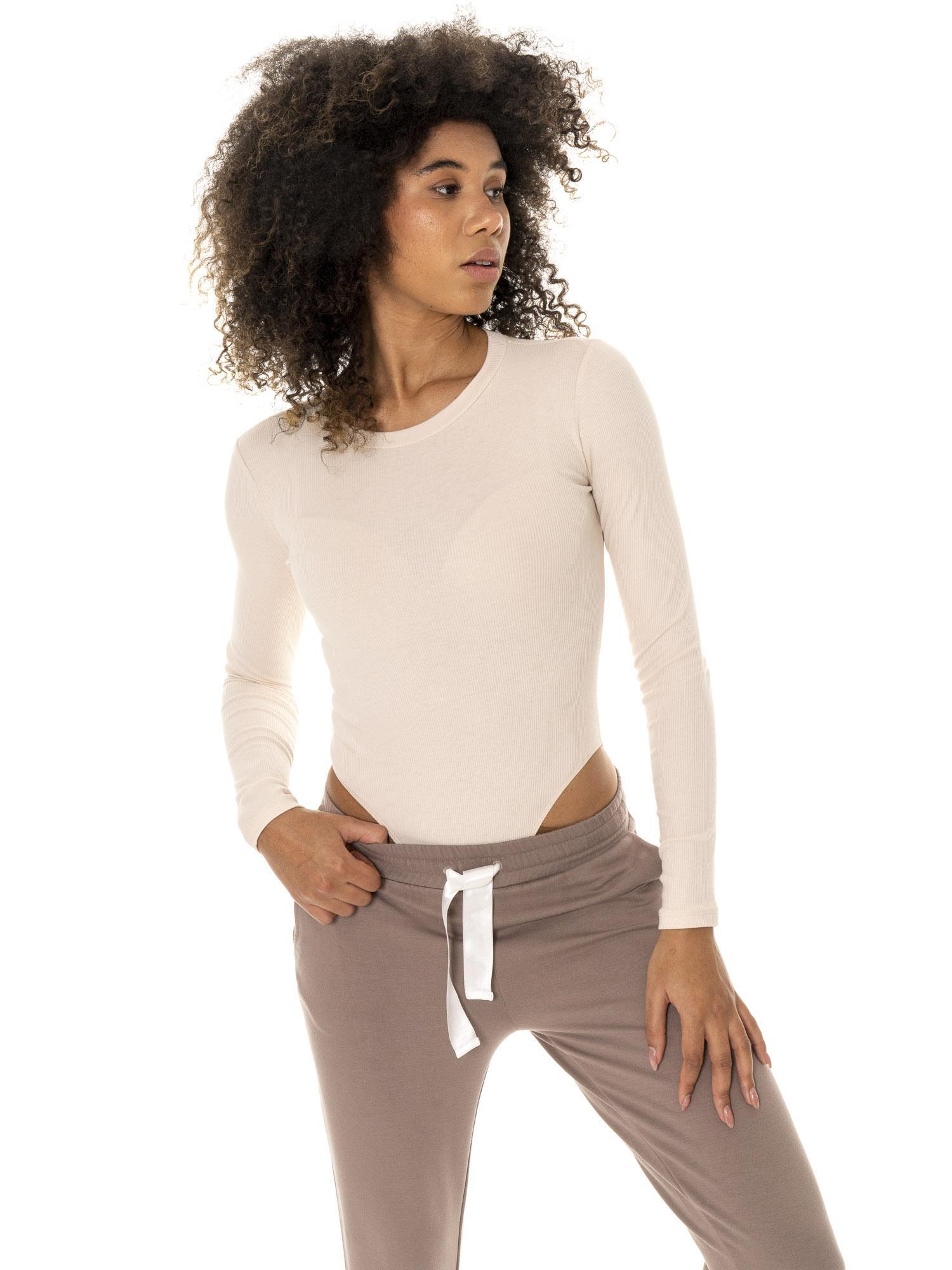 Body manica lunga con intreccio su schiena Leone 1947 Chic Tones 6/6