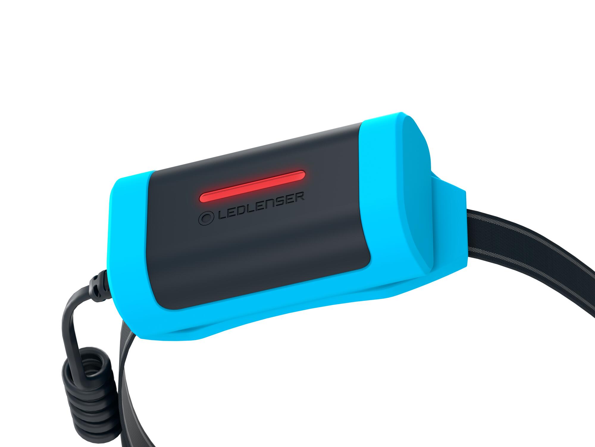 Lampe frontale LED rechargeable –Trail running –1200 lm, IP54, 200m – NEO9R Bleu 5/7