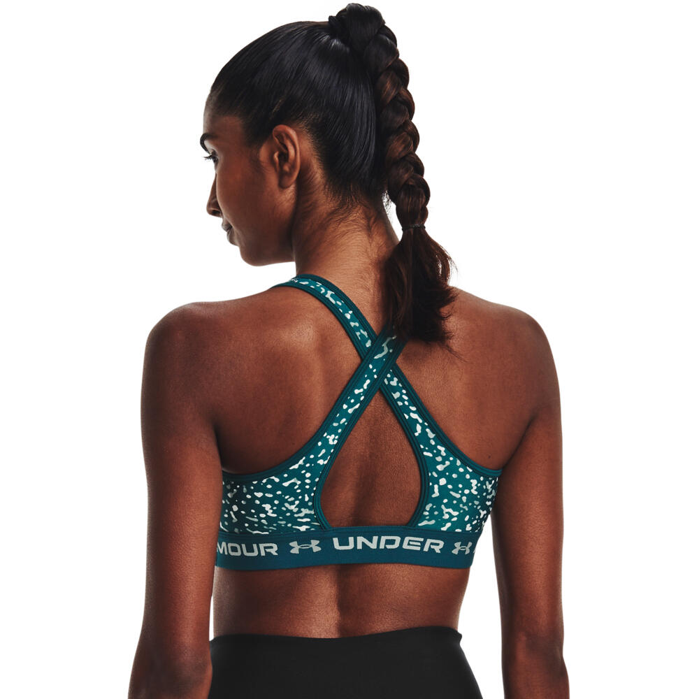 Under Armour Damen Sport BH Crossback Mid Print 1361042 2/3