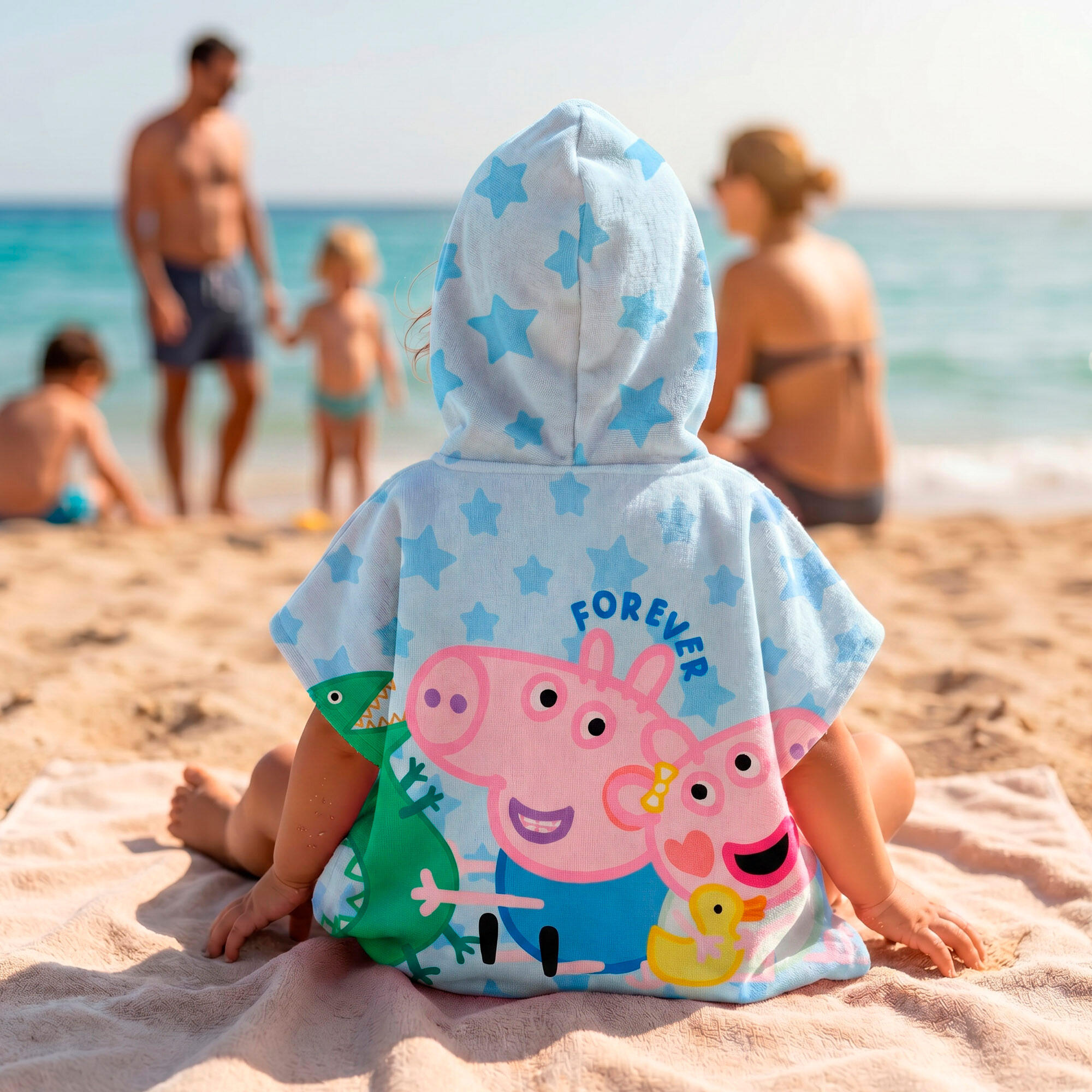 Peppa Pig Seau de plage avec accessoires sac à dos et poncho 6/7