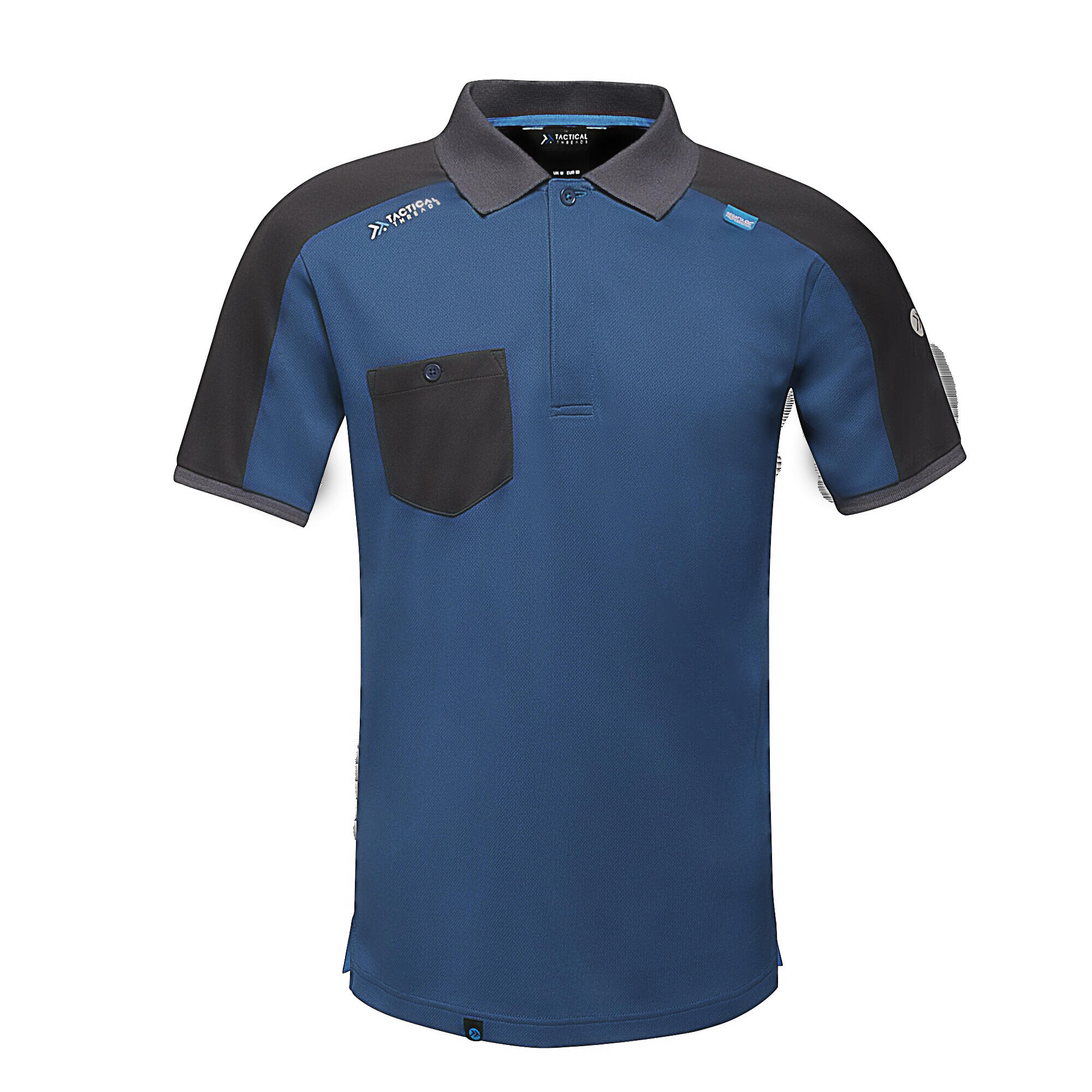 Mens Offensive Wicking Polo Shirt (Blue Wing) 1/5