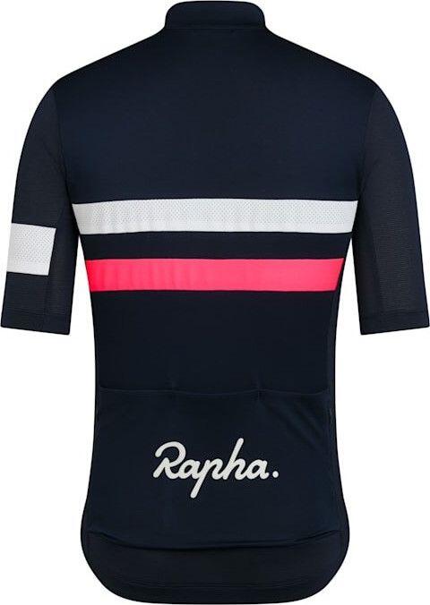 Rapha Brevet Lightweight Kurzarm Trikot Jersey Blau/Silber/Rosa Herren 2/4
