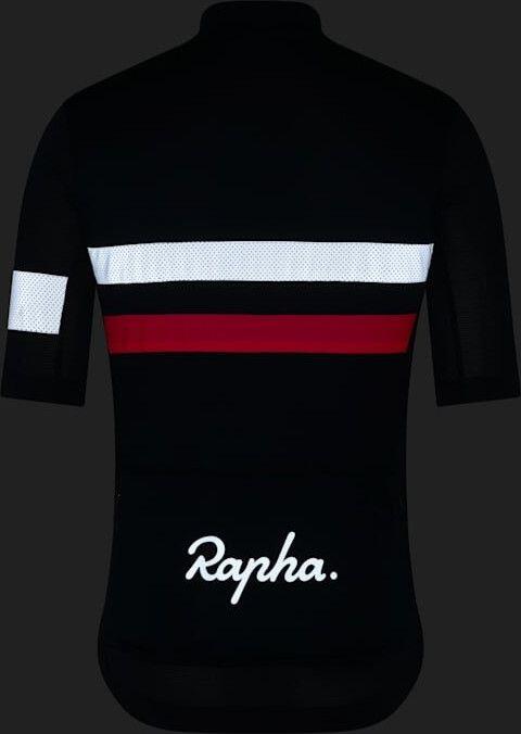 Rapha Brevet Lightweight Kurzarm Trikot Jersey Blau/Silber/Rosa Herren 4/4