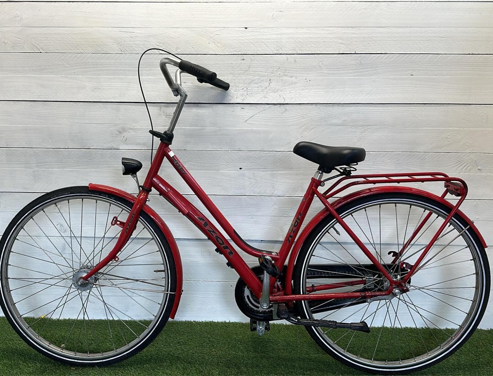 Azor stadsfiets bike, rood 2/2