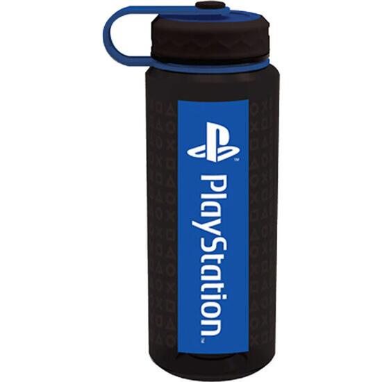 Gourde Reutilizable Enfant PlayStation de Tritán avec Tapa de Rosca Noir 1 L
