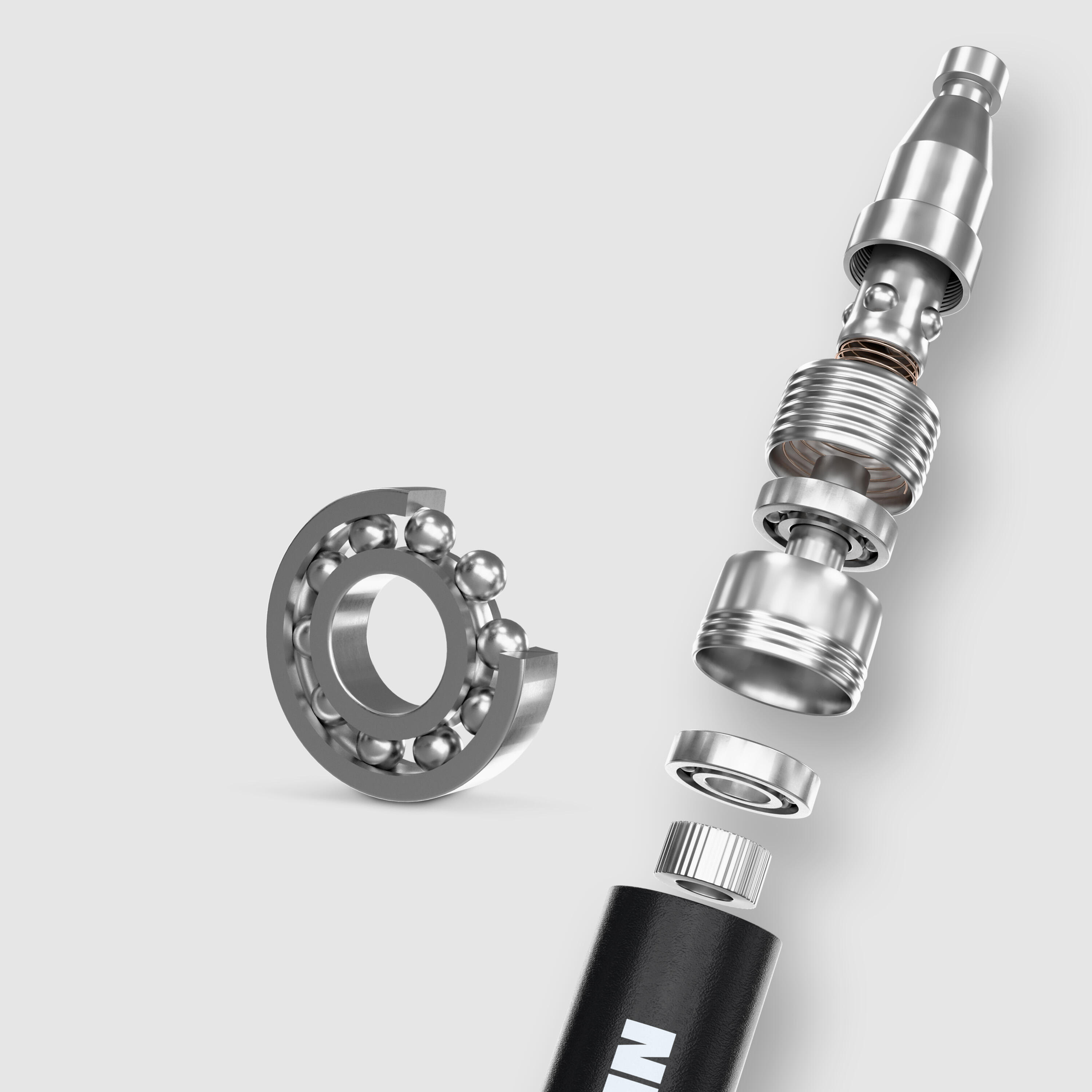 Springtouw voor volwassenen met aluminium grepen en 360° kogellager voor. 2/7
