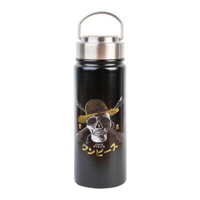 Borraccia in acciaio inossidabile Bambini One Piece Nera con Doble Pared 05 L