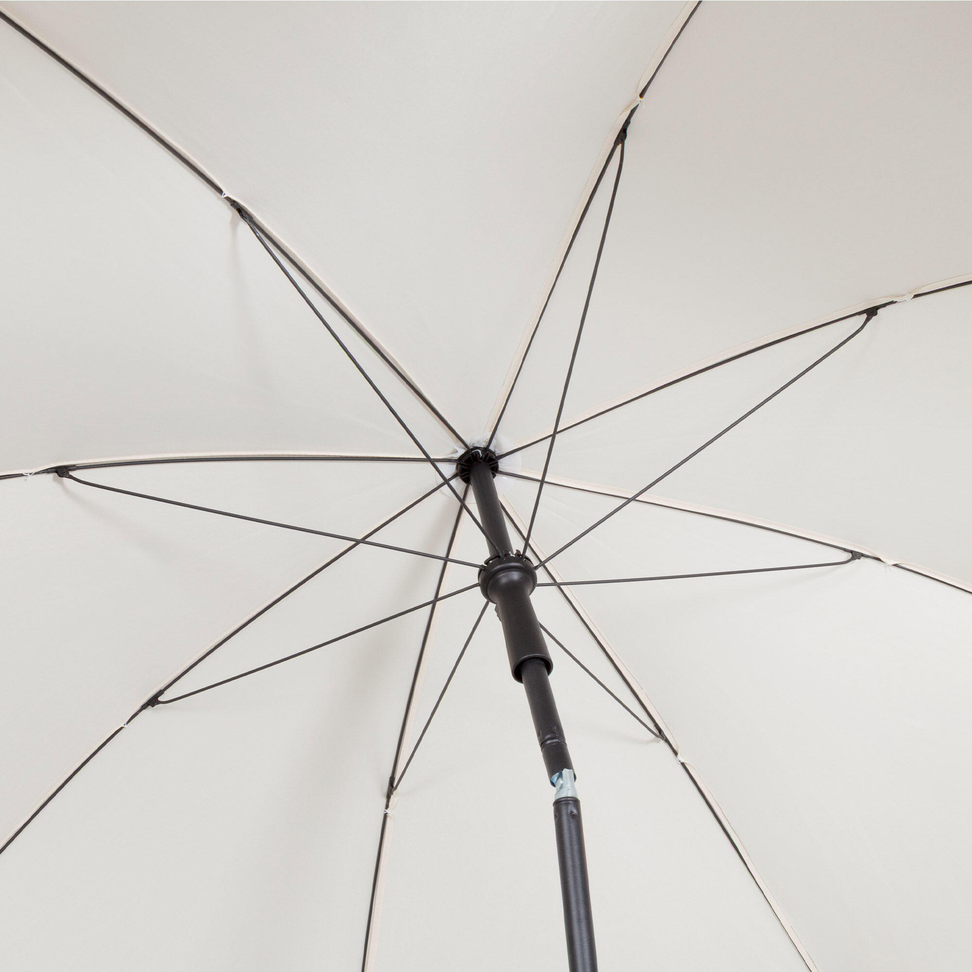 Aktive Parasol 200 cm blanc crème avec housse 5/7