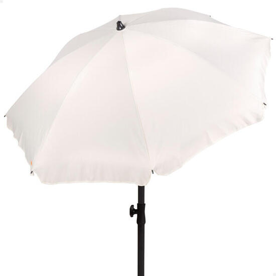 parasol 200 cm crèmewit met hoes