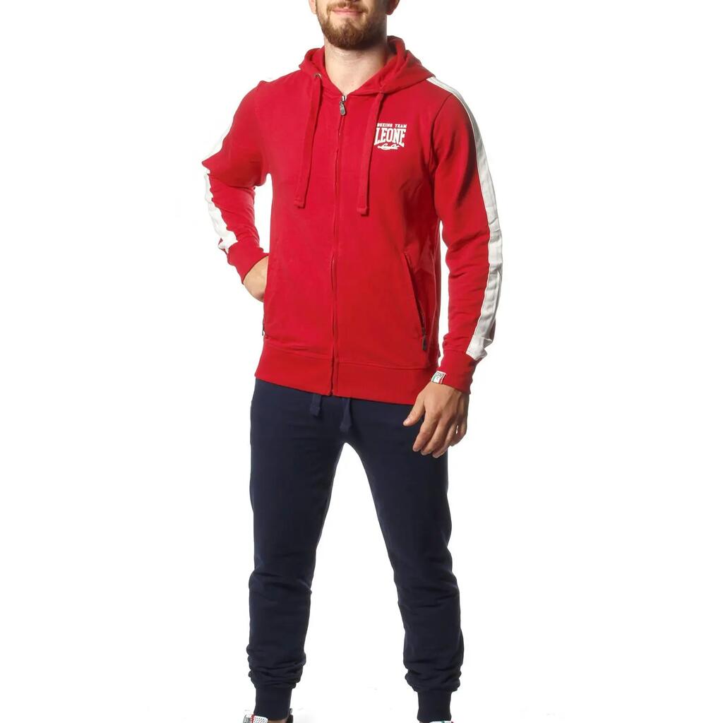 MAN SUIT HOODY JUMPER STRIPED