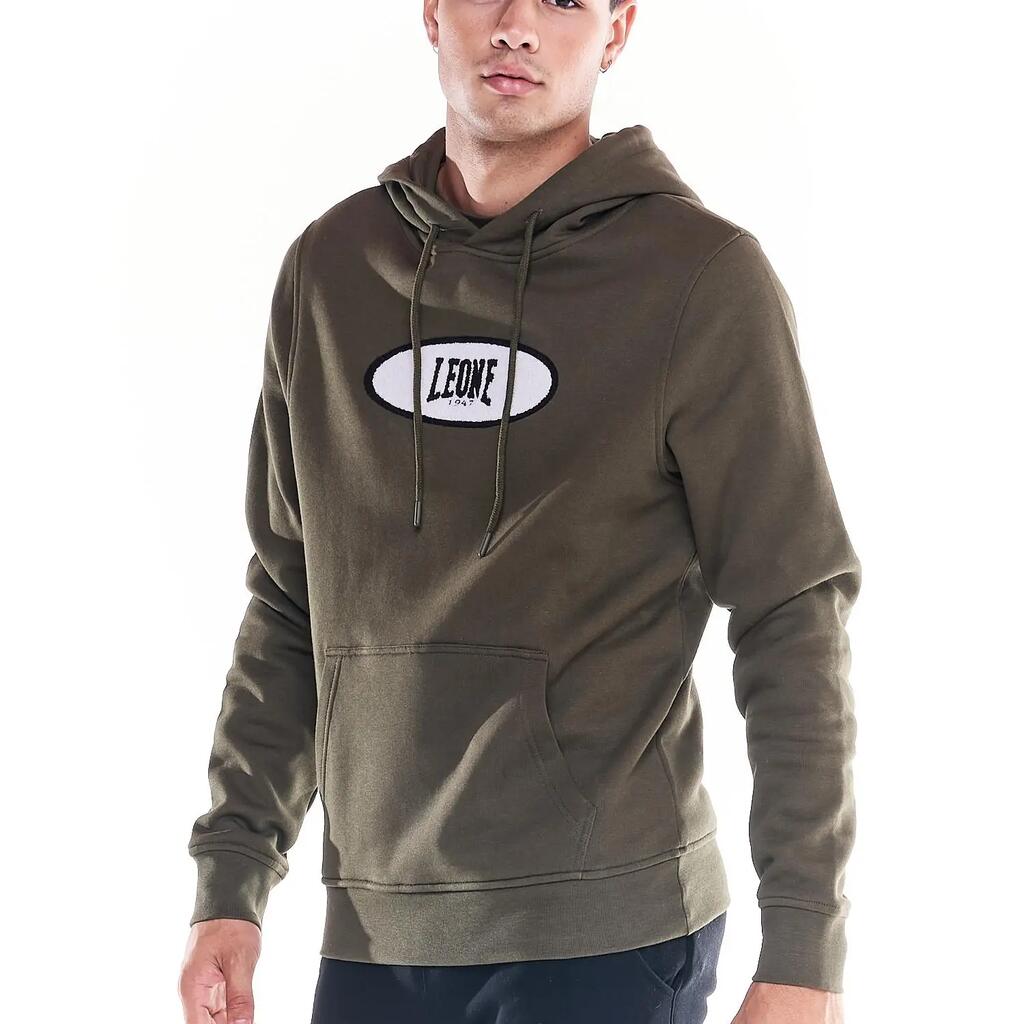 Earth Tones Men's Hoodies with Logo Print